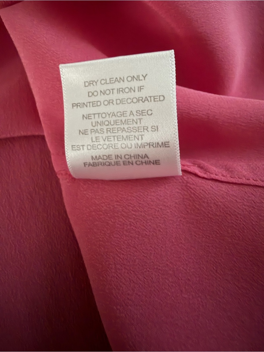 Equipment Femme 100% Silk Pink Button-Down Blouse Size M - Picture 9 of 11